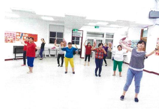 新北市石門區老梅社區發展協會辦理「排舞研習活動」(第2張 / 共4張照片)