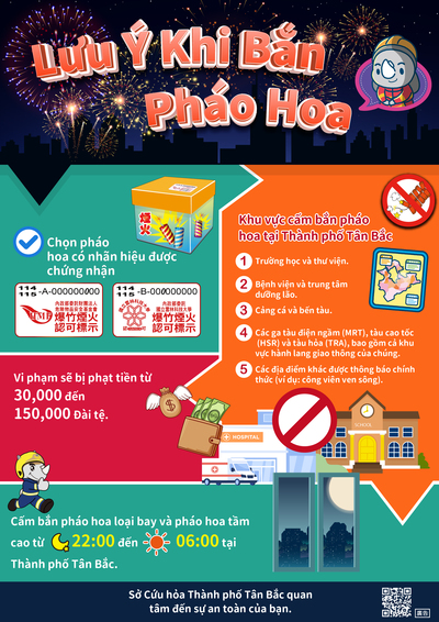 煙火施放小叮嚀-越南文