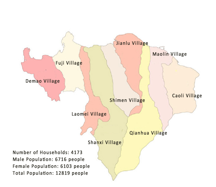 Shimen Administrative map, the details please read the words below.