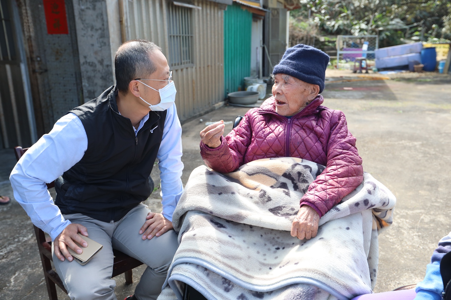 110年2月23日-林區長親訪獨居長者